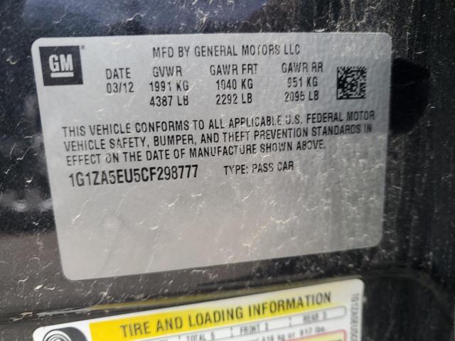 2012 CHEVROLET MALIBU LS - 1G1ZA5EU5CF298777