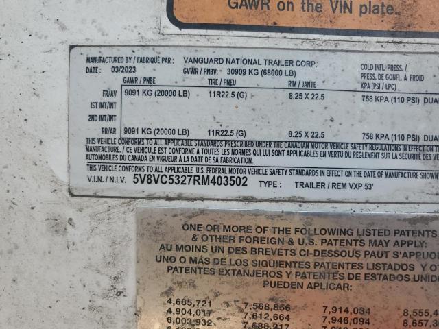 2024 VANGUARD UNKNOWN #3311456251