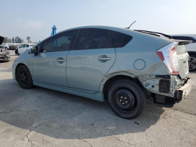 TOYOTA PRIUS 2013 turquoise hatchbac hybrid engine JTDKN3DU3D5622531 photo #3