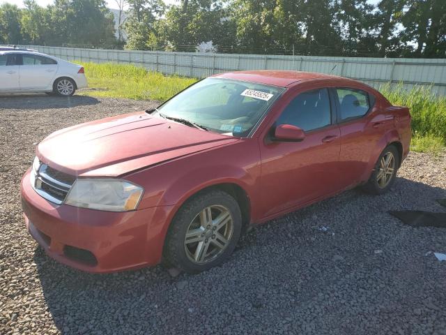 DODGE AVENGER SX 2012 red sedan 4d gas 1C3CDZCB9CN193022 photo #1