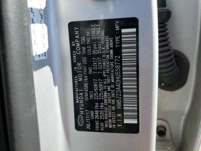 2017 HYUNDAI TUCSON SE - KM8J23A40HU558772