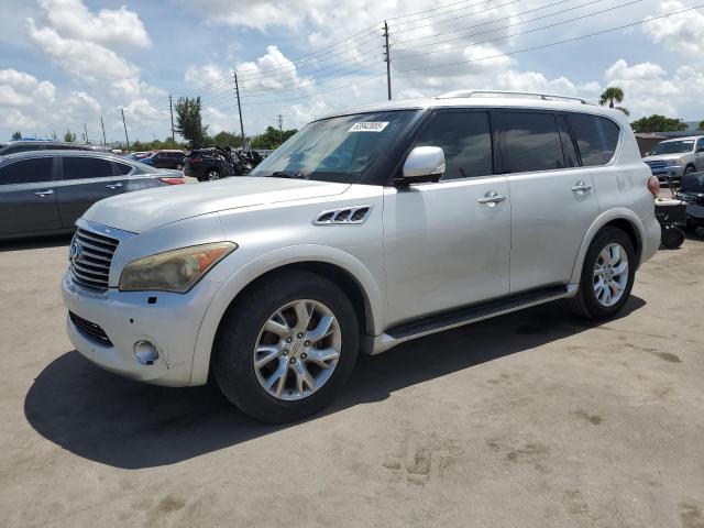 INFINITI QX56 2011 silver 4dr spor gas JN8AZ2NF9B9503838 photo #1