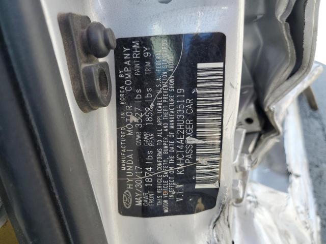2017 HYUNDAI ACCENT SE KMHCT4AE2HU335119