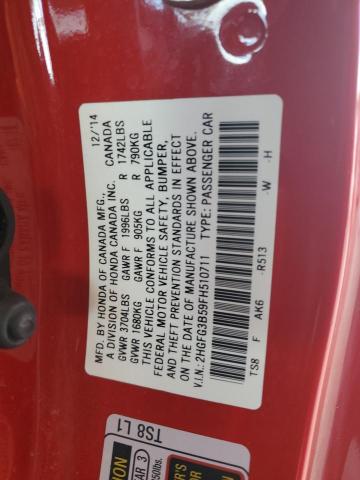 2015 HONDA .DEL SOL 2HGFG3B59FH510711