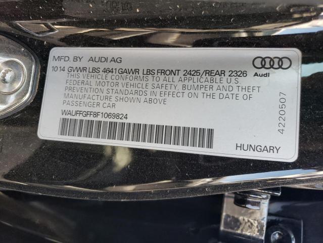2015 AUDI S3 PRESTIG WAUFFGFF8F1069824