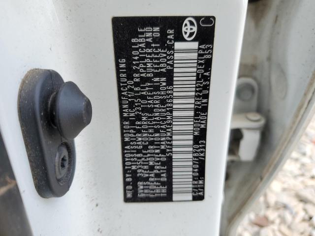 2021 TOYOTA COROLLA LE 5YFEPMAE9MP186586