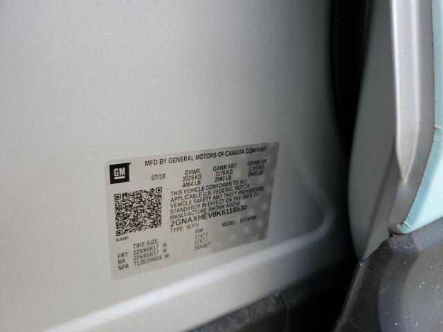 2019 CHEVROLET EQUINOX LS 2GNAXHEV8K6118530