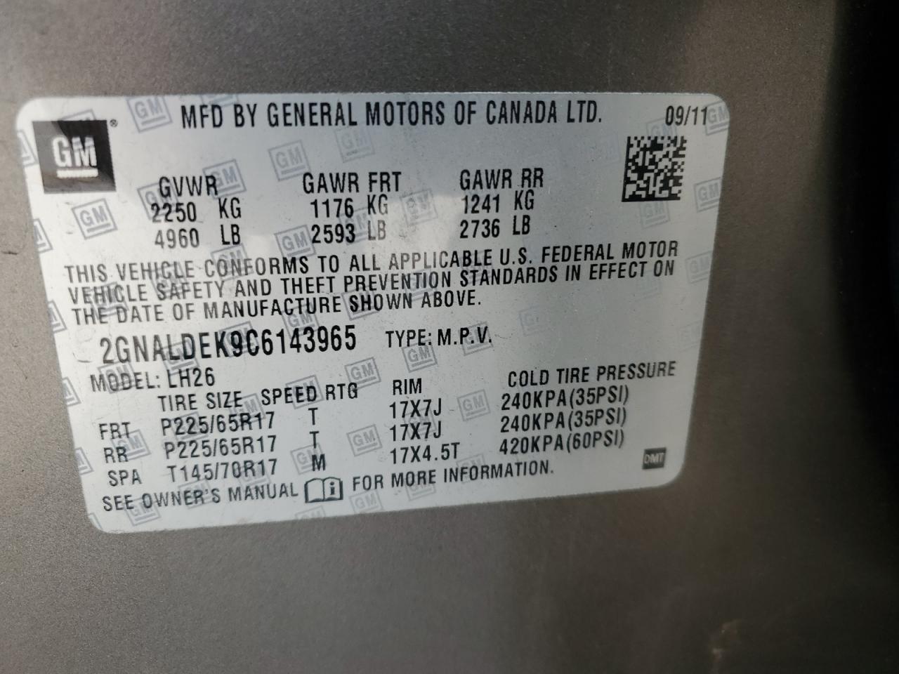 CHEVROLET EQUINOX LT