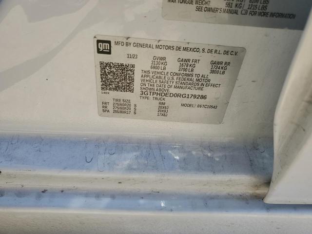 2024 GMC SIERRA C15 3GTPHDED0RG179286