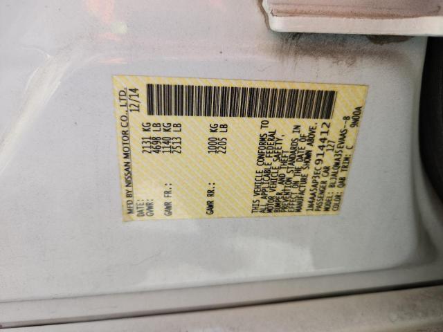 2014 NISSAN MAXIMA S - 1N4AA5AP3EC914412