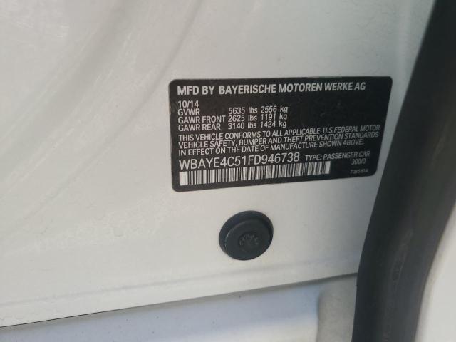 2015 BMW 740 LI - WBAYE4C51FD946738