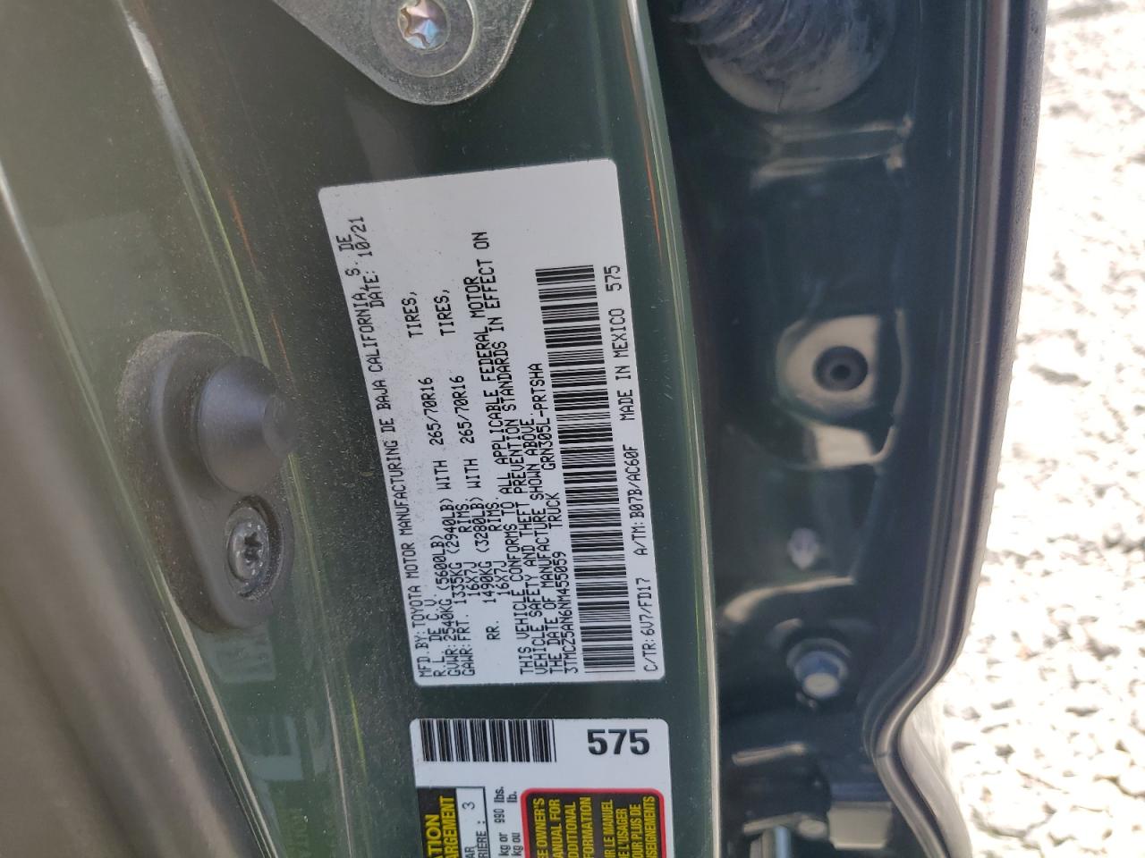 TOYOTA TACOMA DOUBLE CAB