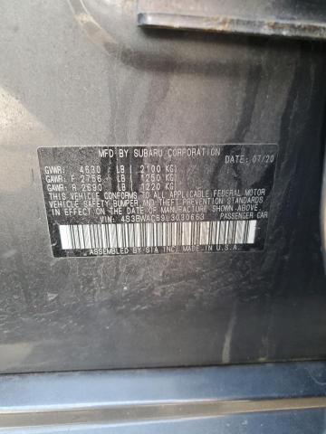 2020 SUBARU LEGACY PRE 4S3BWAC69L3030663