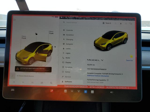 2023 TESLA MODEL Y 7SAYGDED0PF969331