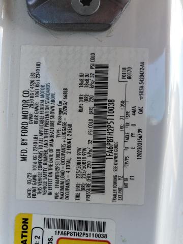 2023 FORD MUSTANG - 1FA6P8TH2P5110038
