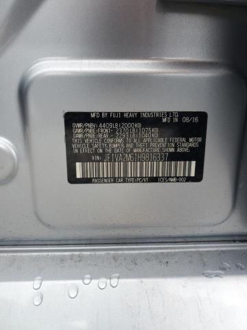 2017 SUBARU WRX STI JF1VA2M61H9816337