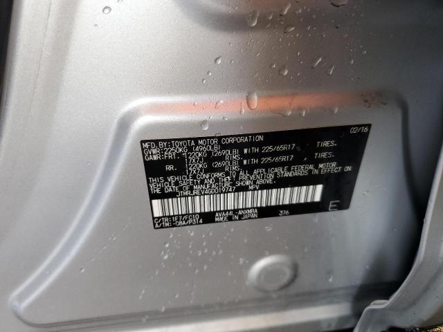 2016 TOYOTA RAV4 HV XL JTMRJREV4GD019747
