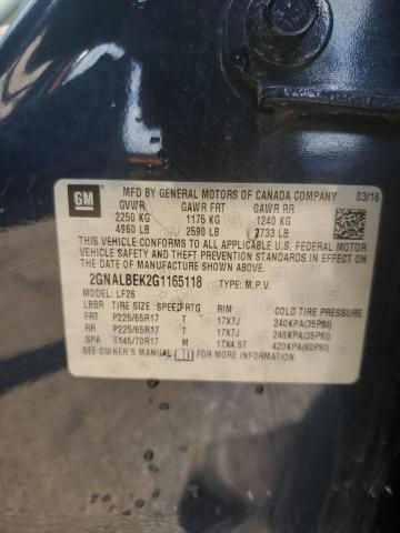 2016 CHEVROLET EQUINOX LS 2GNALBEK2G1165118