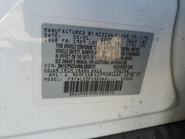 2021 NISSAN KICKS SV 3N1CP5CV4ML503572