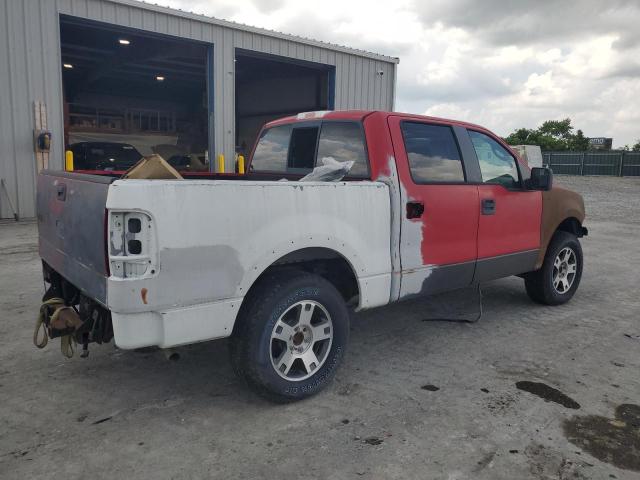FORD F150 SUPER 2008 red crew pic flexible fuel 1FTPW14V08FB19815 photo #4