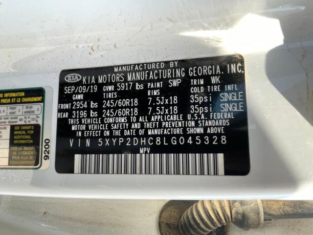 2020 KIA TELLURIDE 5XYP2DHC8LG045328