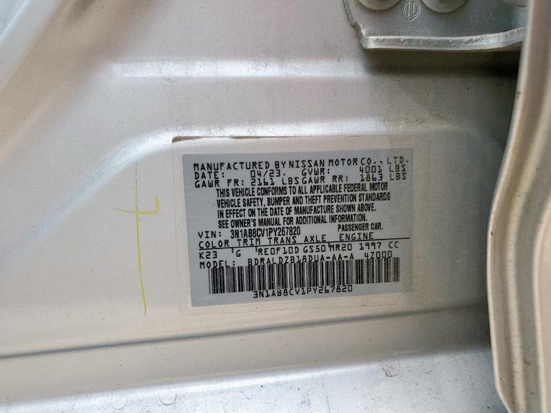 2023 NISSAN SENTRA SV - 3N1AB8CV1PY267820