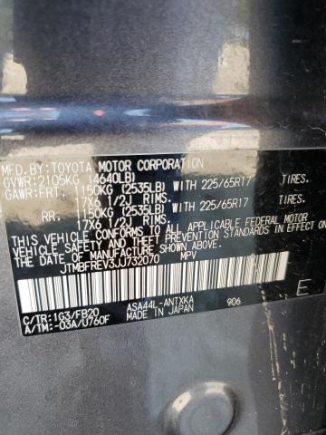 2018 TOYOTA RAV4 LE - JTMBFREV3JJ732070