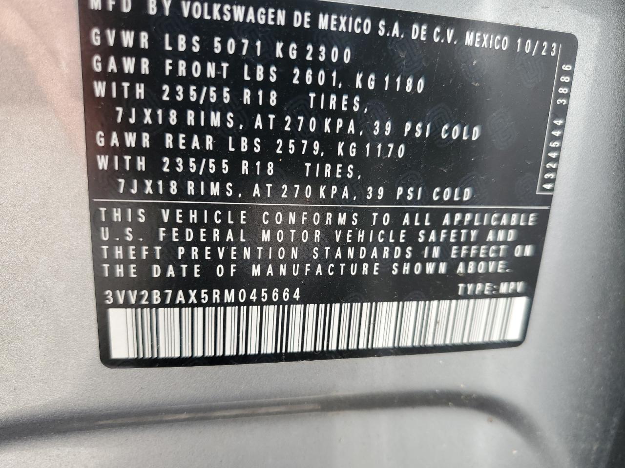 VOLKSWAGEN TIGUAN SE