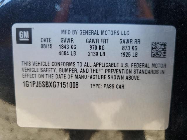 2016 CHEVROLET CRUZE LIMI 1G1PJ5SBXG7151008