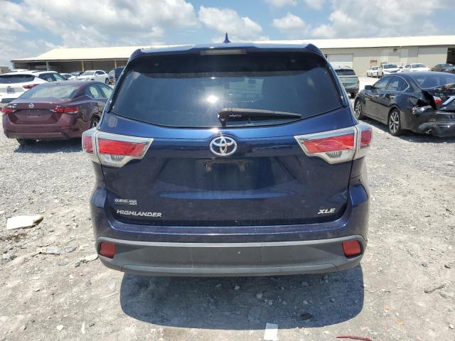 2016 TOYOTA HIGHLANDER XLE 5TDKKRFH0GS144398