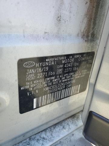 2019 HYUNDAI IONIQ KMHC65LD2KU144986