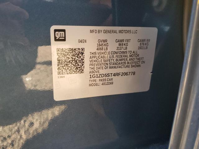 2024 CHEVROLET MALIBU LT - 1G1ZD5ST4RF206778