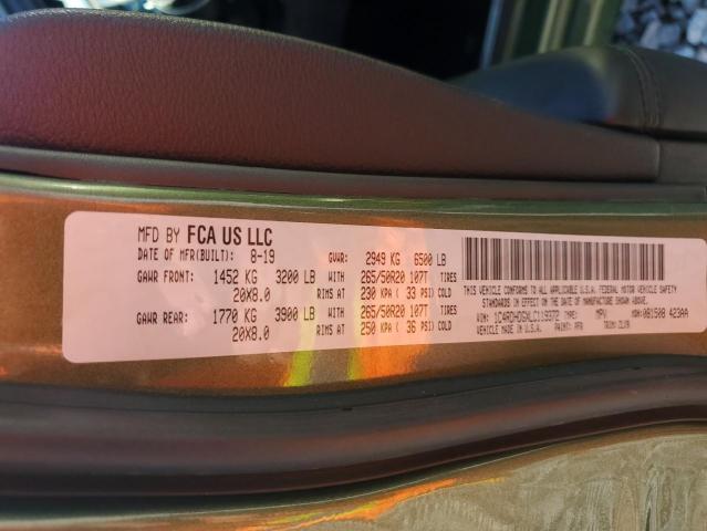 2020 DODGE DURANGO GT 1C4RDHDGXLC119372