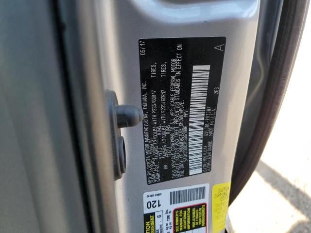 2017 TOYOTA SIENNA XLE - 5TDYZ3DC3HS861986