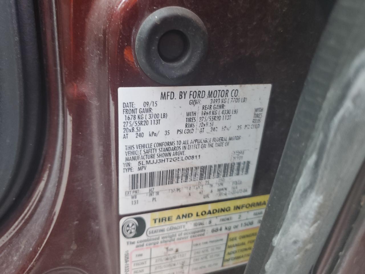 LINCOLN NAVIGATOR L SELECT