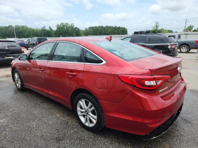 HYUNDAI SONATA SE 2017 red sedan 4d gas 5NPE24AF4HH533672 photo #3