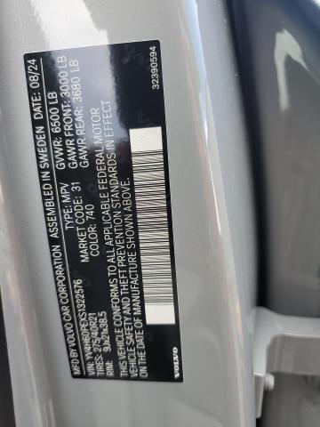 2025 VOLVO XC90 PLUS YV4H60PEXS1322576