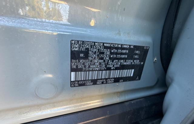 2021 TOYOTA RAV4 TRD O 2T3S1RFV4MW170974