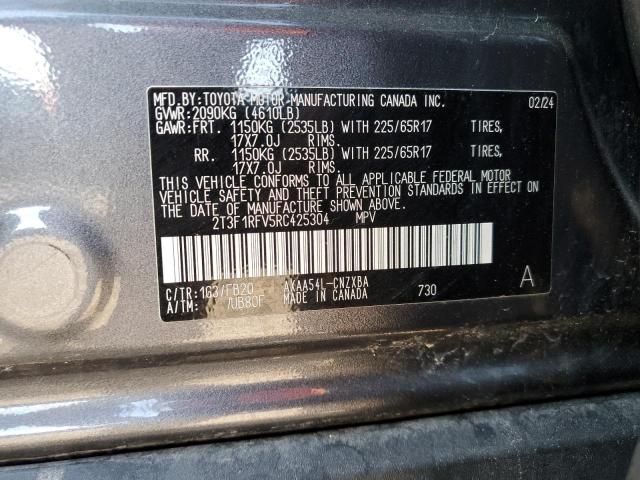 2024 TOYOTA RAV4 LE - 2T3F1RFV5RC425304