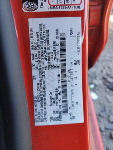 2012 FORD FIESTA SE - 3FADP4BJXCM176300