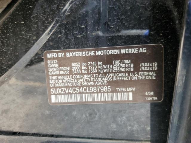 2012 BMW X5 XDRIVE3 - 5UXZV4C54CL987985
