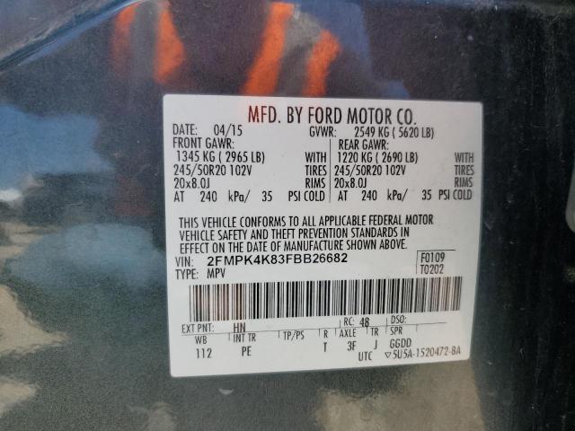 2015 FORD EDGE TITAN 2FMPK4K83FBB26682