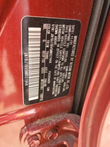 2021 NISSAN ROGUE SPOR JN1BJ1BV5MW321848