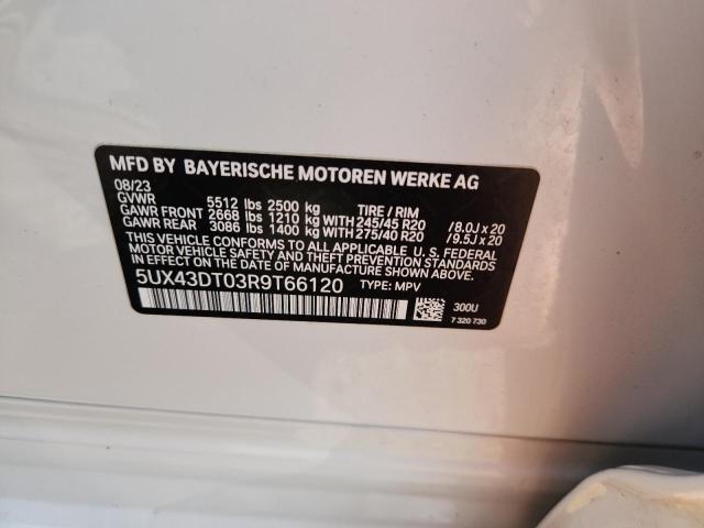 2024 BMW X4 M40I 5UX43DT03R9T66120