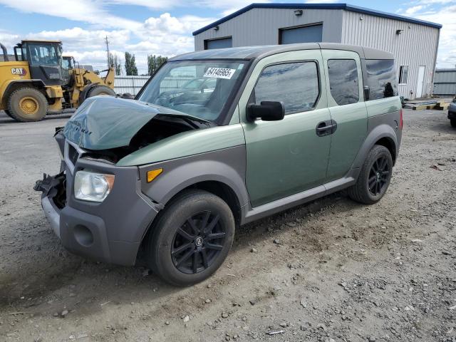 HONDA ELEMENT EX 2005 green  gas 5J6YH28625L023375 photo #1
