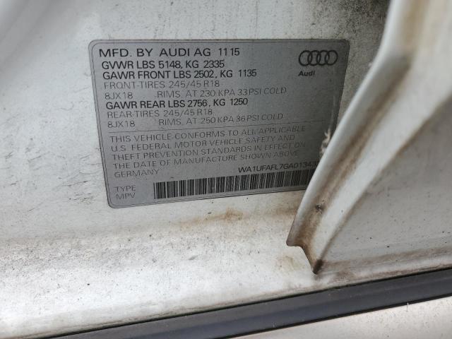 2016 AUDI A4 ALLROAD WA1UFAFL7GA013432