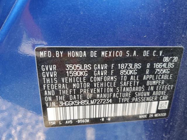 2020 HONDA FIT - 3HGGK5H85LM727234