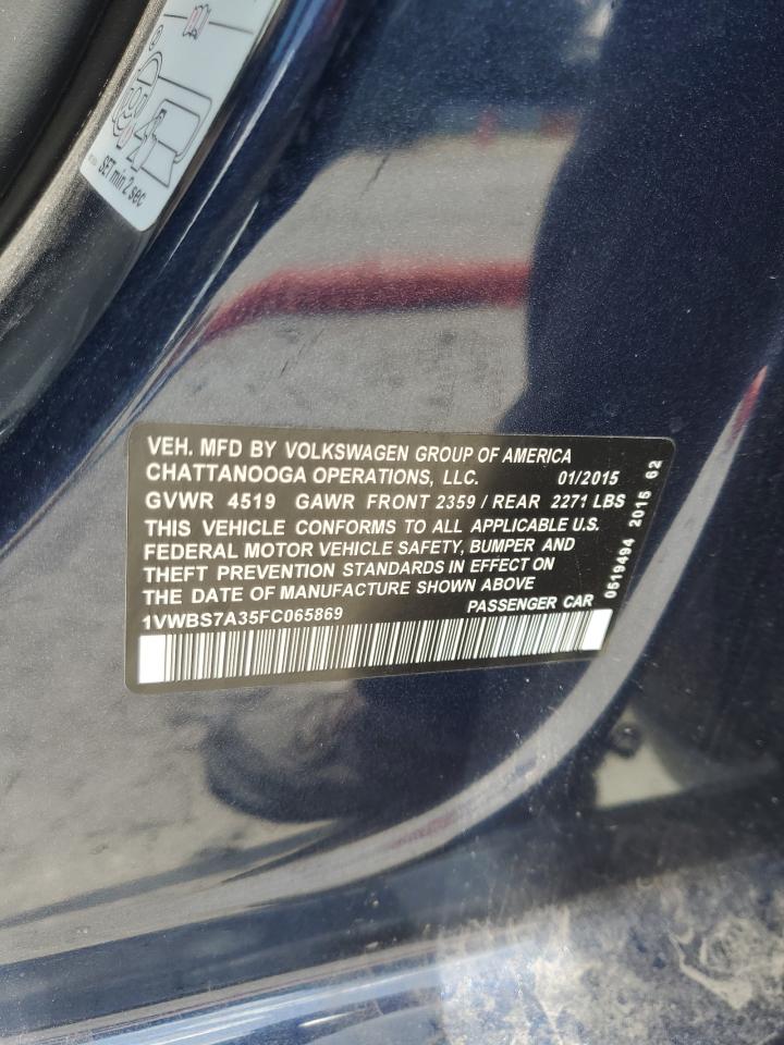 Volkswagen Passat se 2015
