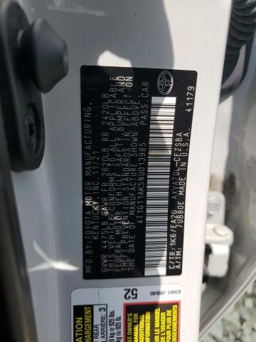 2022 TOYOTA CAMRY SE - 4T1G11AK5NU013985