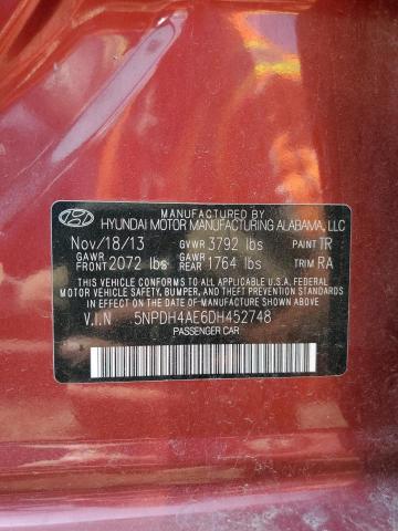 2013 HYUNDAI ELANTRA GL #3282503889